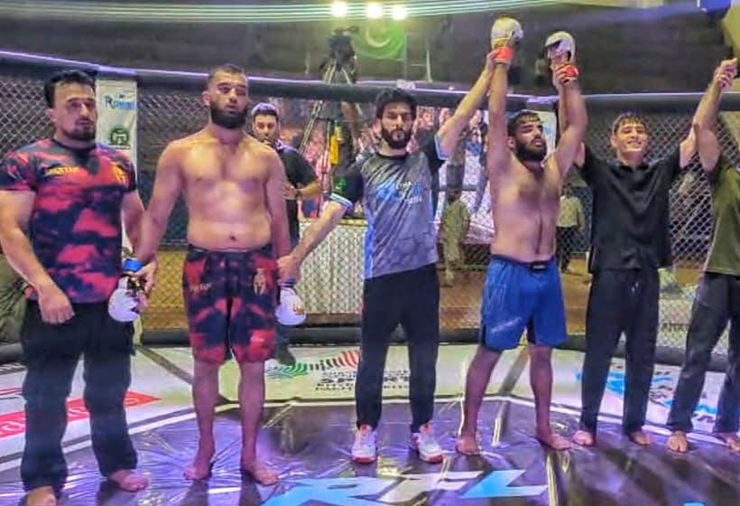 Peshawar: D.I. Khan’s Afnan DC Claims Victory at Ronin Fight League, Defeats Senior MMA Fighter Usman Spartan